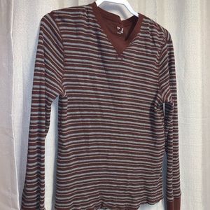Striped long sleeved shirt